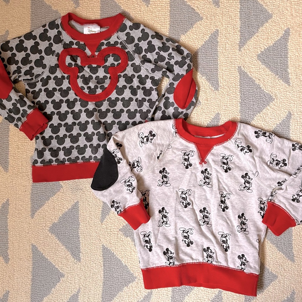 Hanna Andersson + Disney Size 4 Mickey Sweatshirts